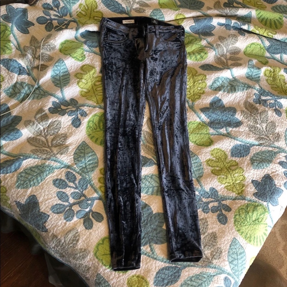 Adriano Goldschmied Velvet Leggings!!